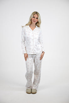 Celestial Linework | LS Long Pajama Set (Pink Women's) thumbnail 3