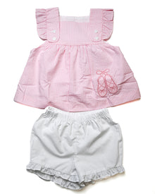 Blush Ballet | Sleeveless Bloomer Set thumbnail 1
