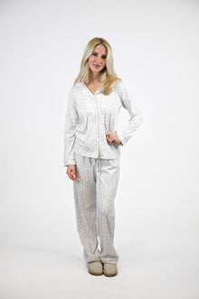Rosy Trellis | LS Long Pajama Set (Women's) thumbnail 4