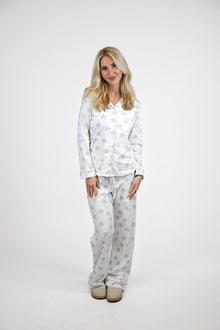 Celestial Linework | LS Long Pajama Set (Blue Women's) thumbnail 3