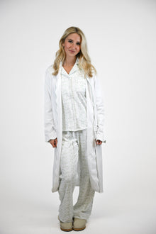 White/Green Scalloped | Robe (Women's) thumbnail 4
