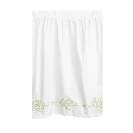 Little Blossom | Crib Skirt (Green)