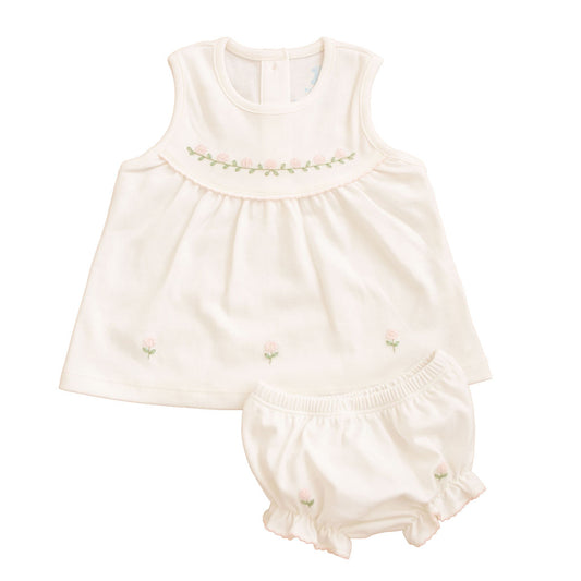Little Rose | Sleeveless Bloomer Set