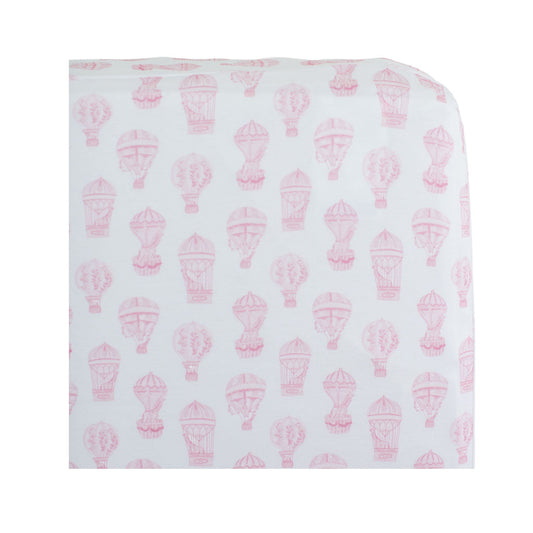 Little Explorer | Pink Crib Sheet
