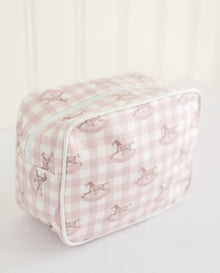 Pony Parlor  | Small Cosmetic Pouch (Pink) thumbnail 3