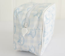 Pony Parlor | Large Cosmetic Pouch (Blue) thumbnail 3