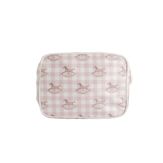 Pony Parlor  | Small Cosmetic Pouch (Pink)