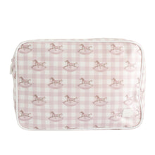 Pony Parlor | Large Cosmetic Pouch (Pink) thumbnail 1