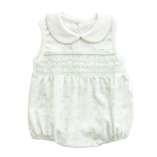 Fairway Toile | Smocked Sleeveless Bubble (Green) thumbnail 1