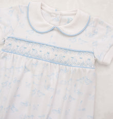 Little Duckling | Short Sleeve Smocked Bubble thumbnail 3