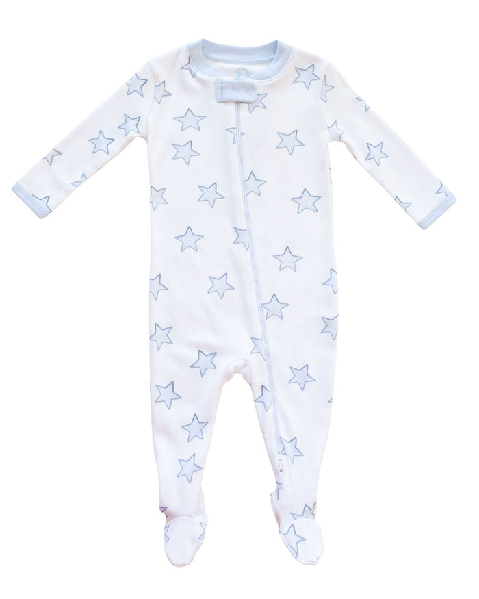 Celestial Linework | Footie (Blue)