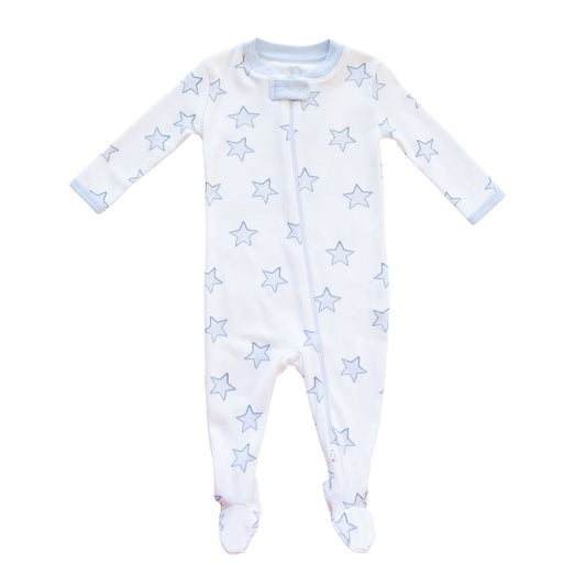 Celestial Linework | Footie (Blue)