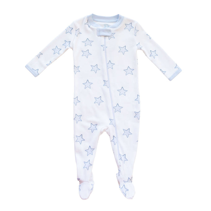 Celestial Linework | Footie (Blue)