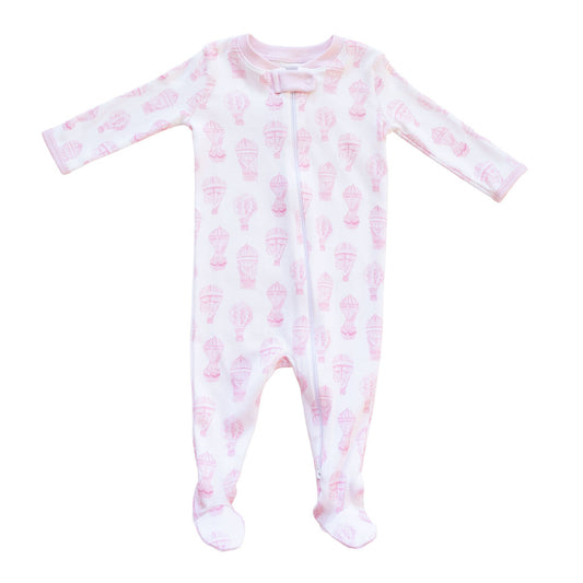 Little Explorer | Footie (Pink)