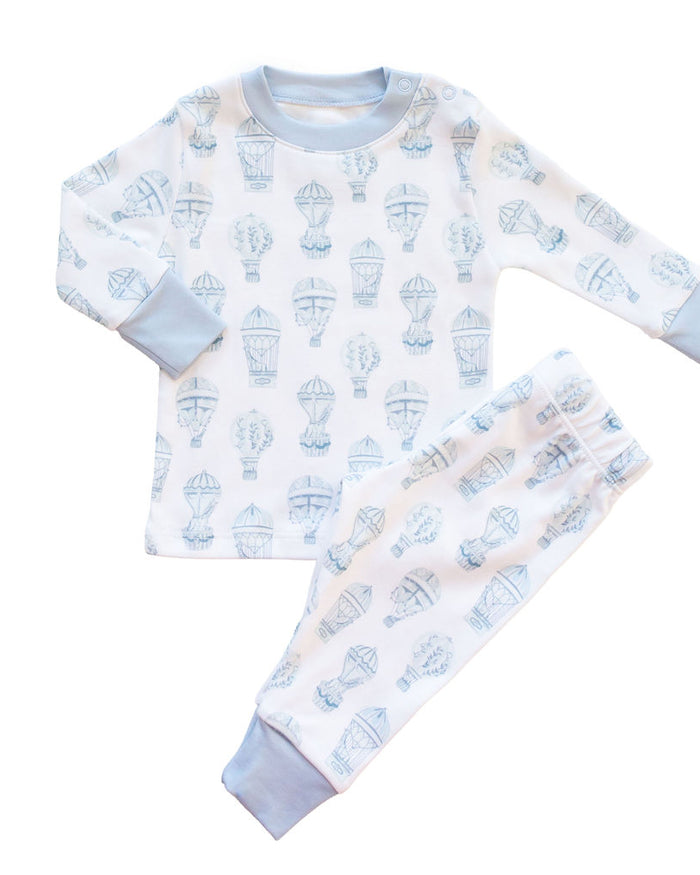 Little Explorer | Baby Long Pajamas (Blue)