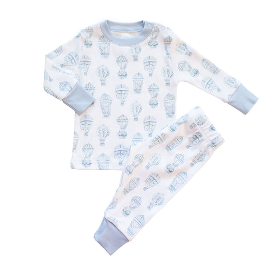 Little Explorer | Baby Long Pajamas (Blue)