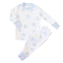 Celestial Linework | Baby Long Pajamas (Blue) thumbnail 1