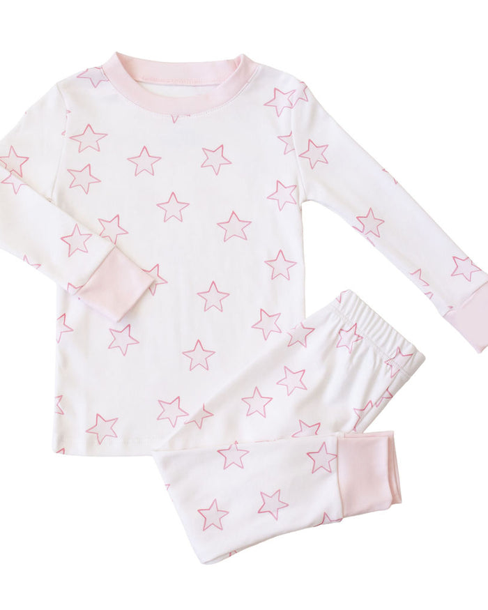 Celestial Linework | Long Pajamas (Pink)