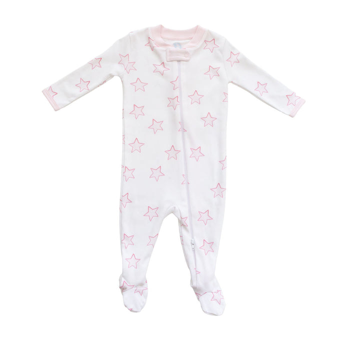 Celestial Linework | Footie (Pink)