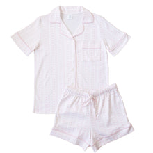 Starlight Stripes | Short Pajama Set (Pink) thumbnail 1