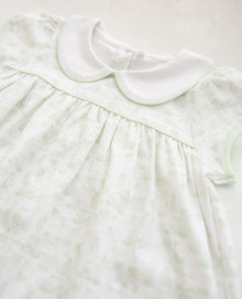 Fairway Toile | Short Sleeve Dress (Green) thumbnail 3