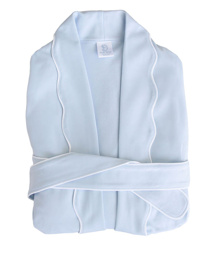 Blue Scalloped | Robe (Women's)