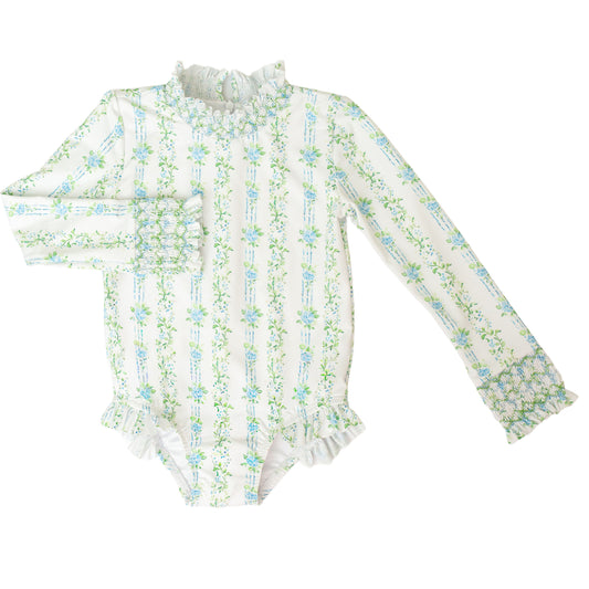 Seaside Garden | Long Sleeve One Piece