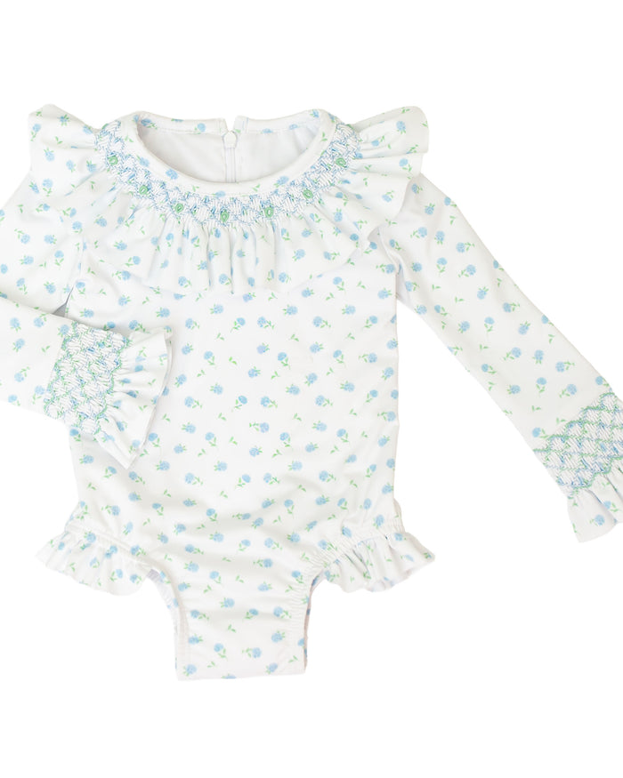 Coastal Blooms | Long Sleeve One Piece