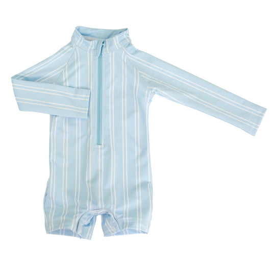 Seabreeze Stripe | Rash Guard Romper
