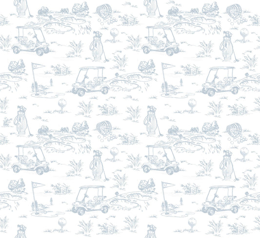 Fairway Toile | Polo (Blue)