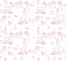 Fairway Toile | Short Sleeve Dress (Pink) thumbnail 2
