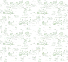 Fairway Toile | Small Essentials Bag (Green) thumbnail 2