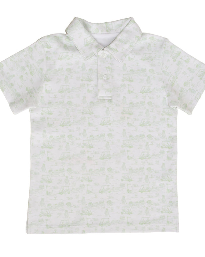Fairway Toile | Polo (Green)