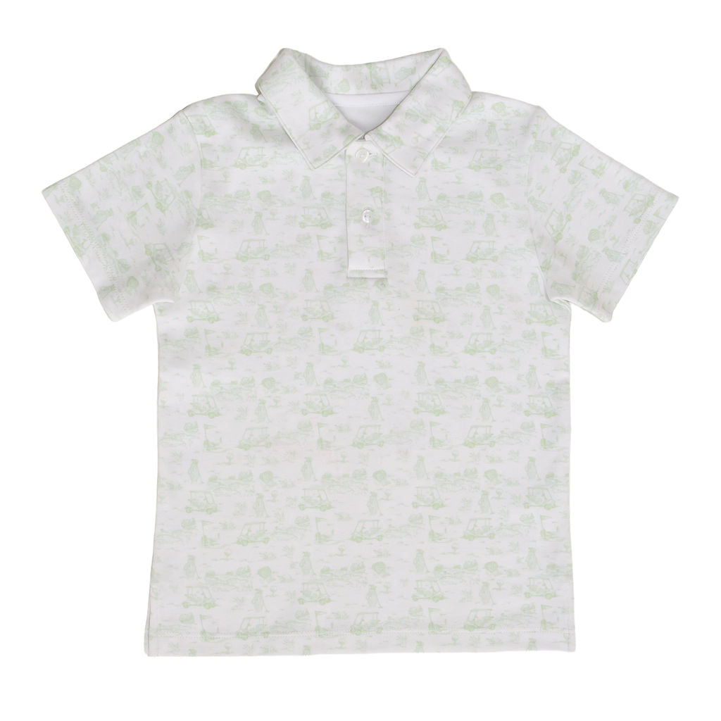 Fairway Toile | Polo (Green)