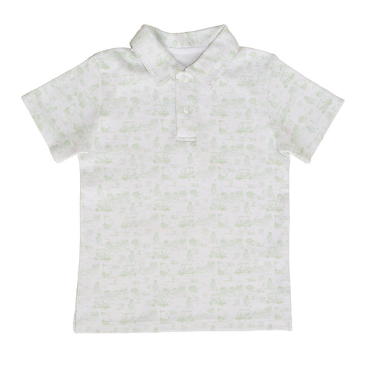 Fairway Toile | Polo (Green)