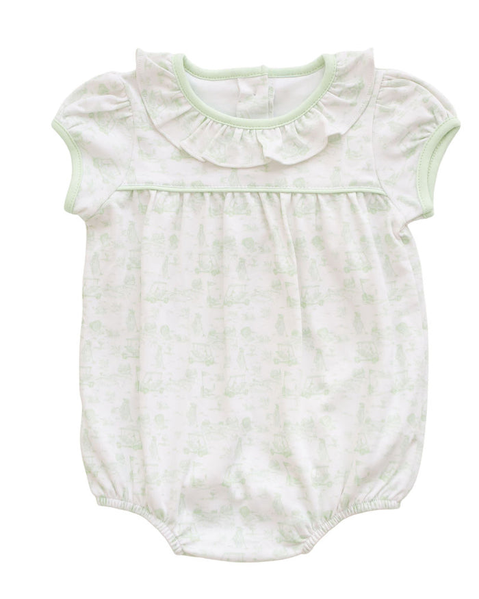 Fairway Toile | Short Sleeve Bubble (Green)