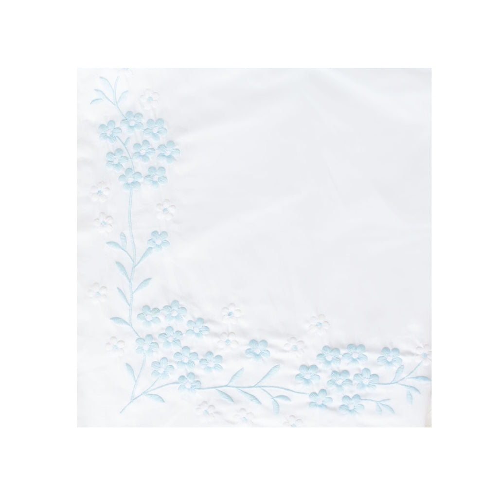 Little Blossom | Crib Sheet (Blue)