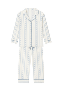 Starlight Stripes  | LS Long Pajama Set (Blue Women's) thumbnail 1