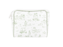 Fairway Toile | Small Essentials Bag (Green) thumbnail 1