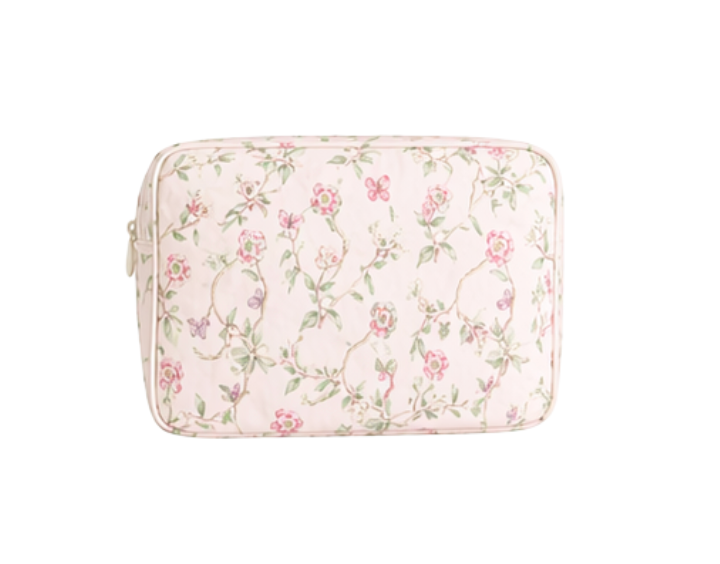 Pink Bird | Large Cosmetic Pouch