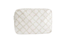 Rosy Trellis | Large Cosmetic Pouch thumbnail 1