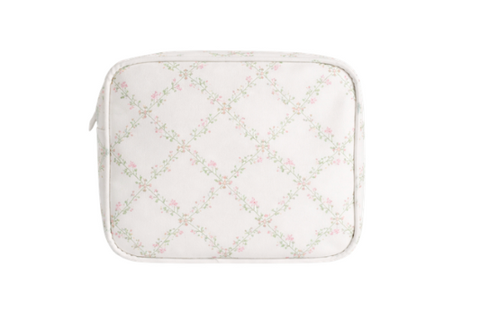 Rosy Trellis | Small Cosmetic Pouch