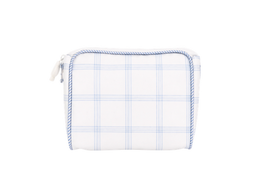 Blue Lattice | Small Essentials Bag