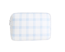 Blue Lattice | Large Cosmetic Pouch thumbnail 1