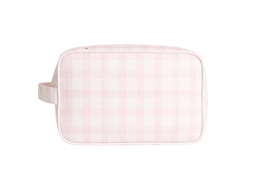 Pink Lattice | Dopp Bag