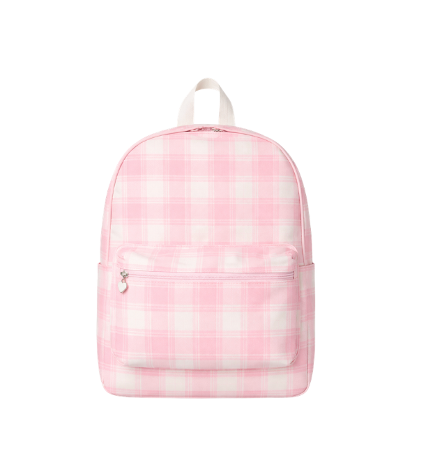 Pink Plaid | Backpack