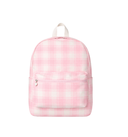 Pink Plaid | Backpack