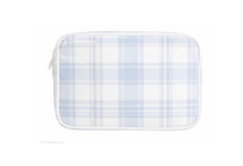 Blue Plaid | Small Cosmetic Pouch thumbnail 1