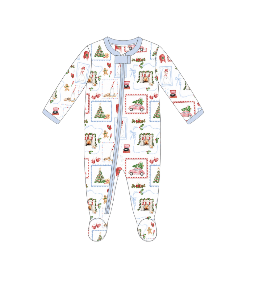 Christmas Keepsakes | Footie (Blue) (Pre-Order)
