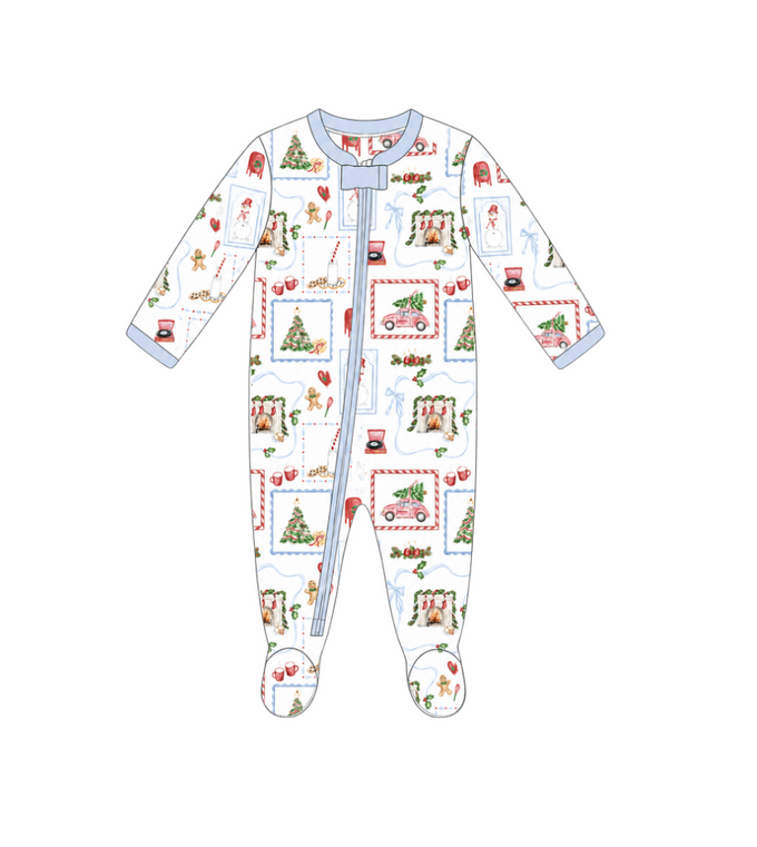 Christmas Keepsakes | Footie (Blue) (Pre-Order)